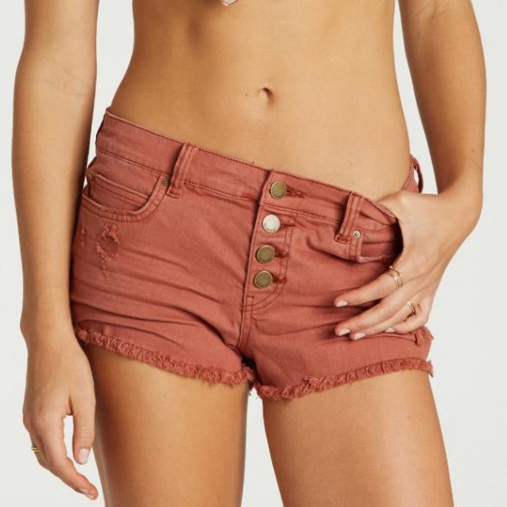 Billabong Buttoned Up Denim Shorts